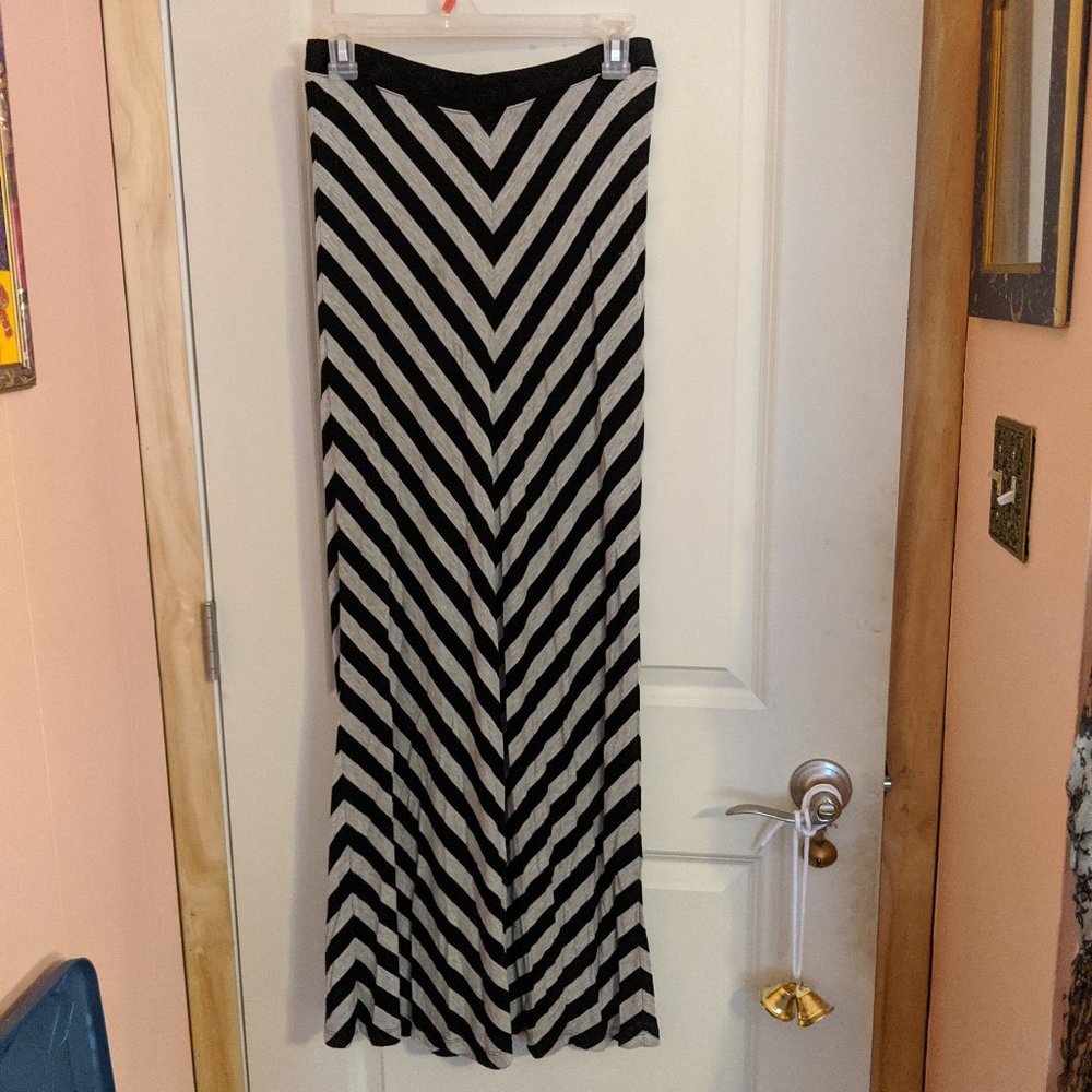 Striped Maxi Skirt